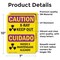 Signmission Radiation & Laser Sign, 10 in H x 7 in W, Vinyl Decal, Rectangle OS-2PACK-CR-D-710-L-10199 - alternate 5